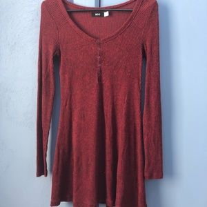 BDG burgundy dress